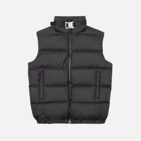 1017 Alyx 9SM Puffer Vest w/ Nylon Buckle - Black