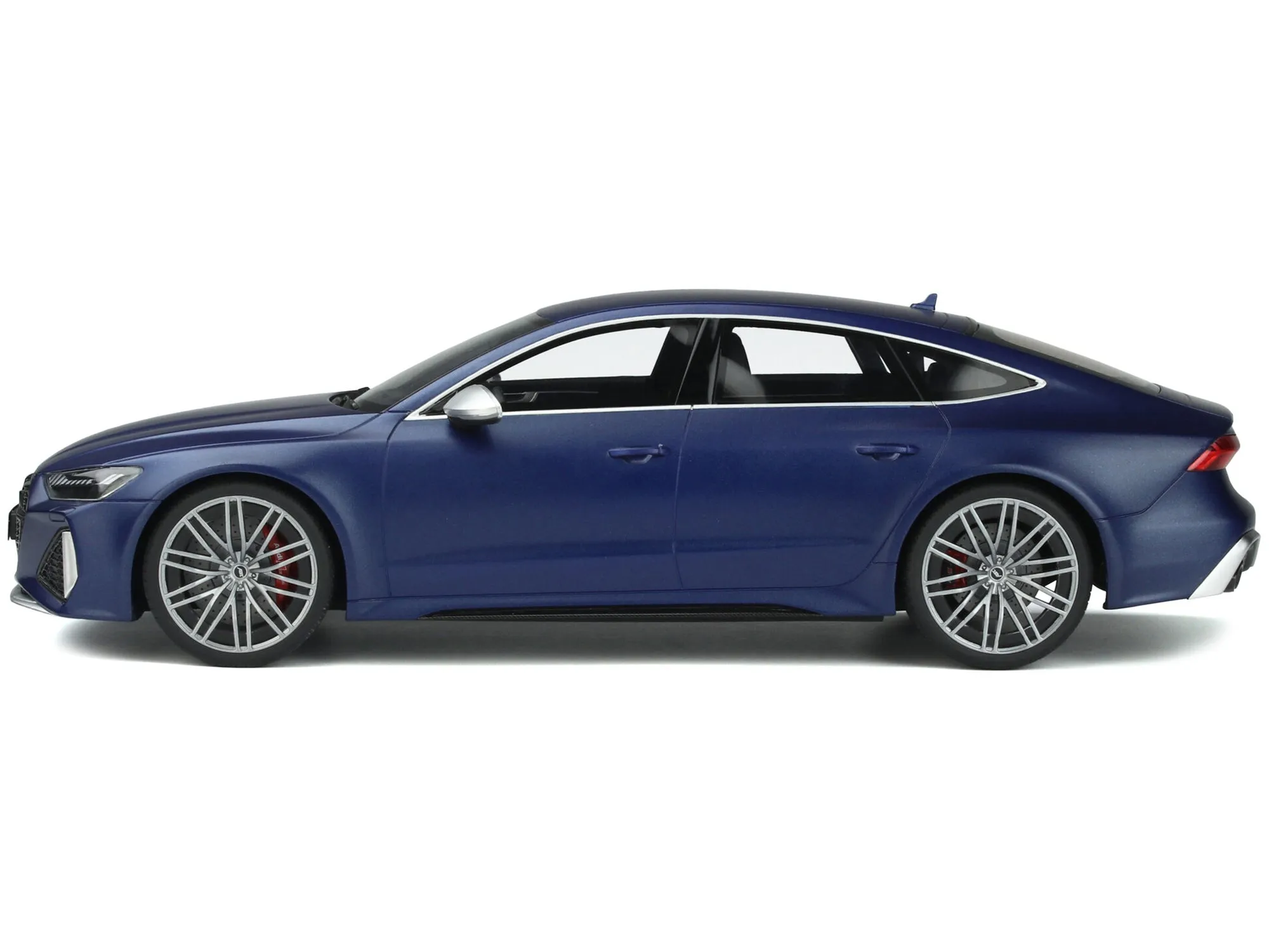 2021 Audi RS 7 ABT Sportline Dark Blue Metallic 1/18 Model Car by GT Spirit