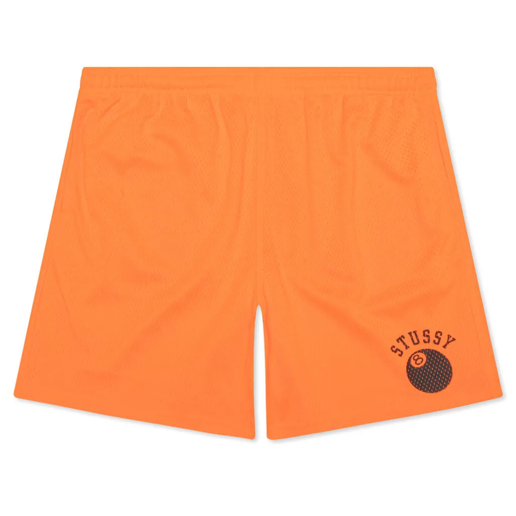 8-Ball Mesh Short - Orange