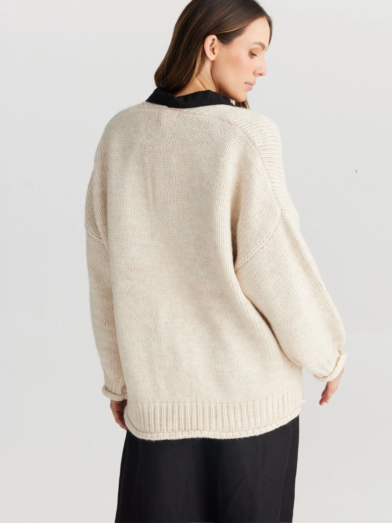 Abrazo Cardigan | Natural