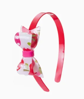 Big Strawberry Bow Headband