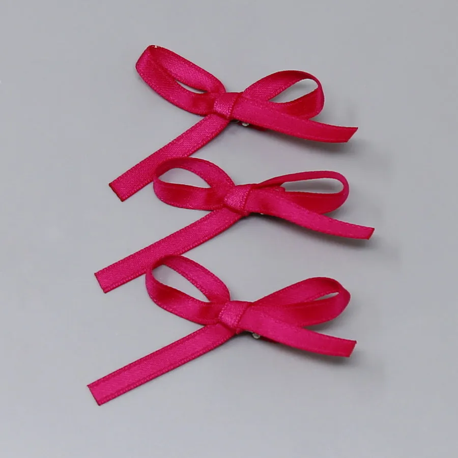 Bow Ribbon Hair Clip Set