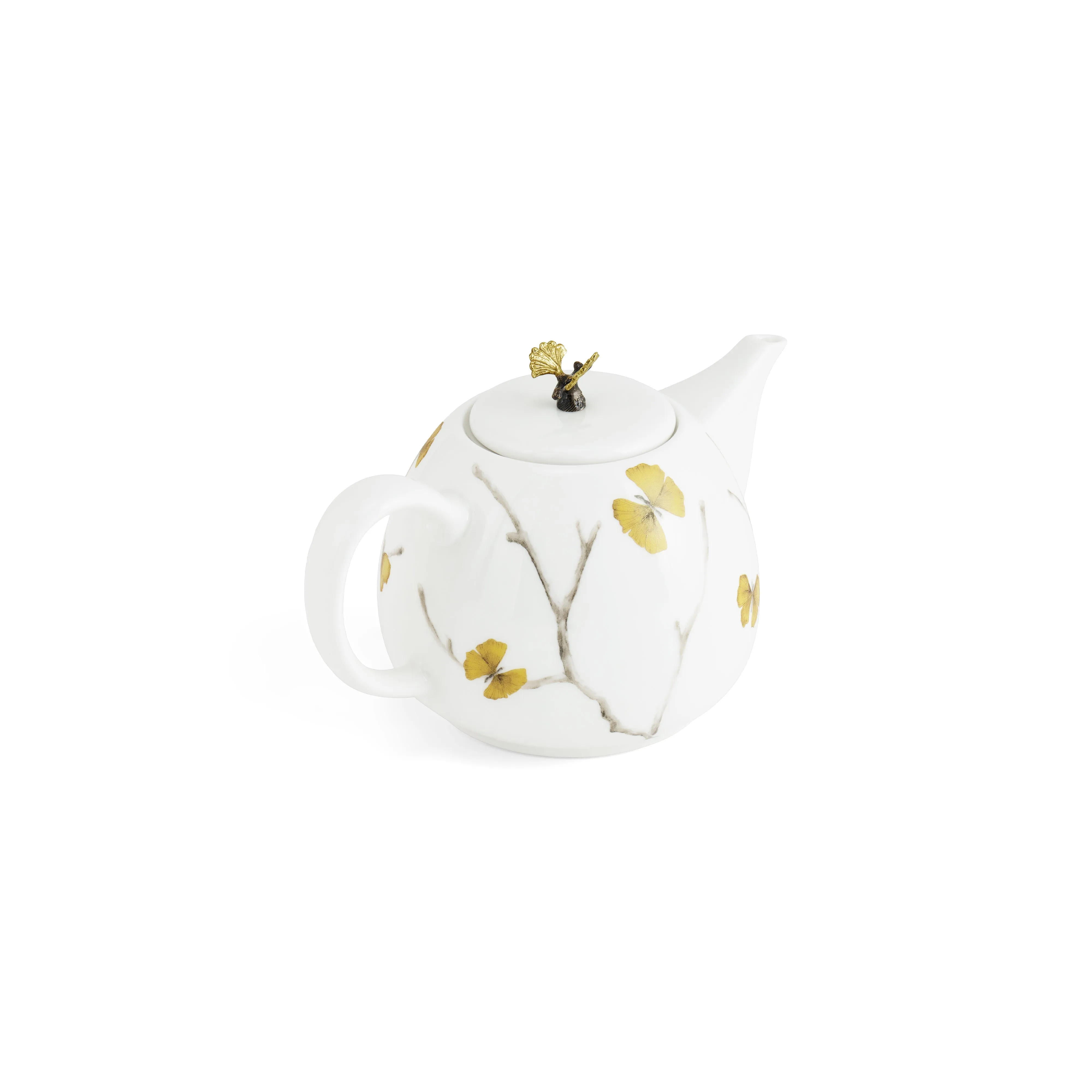 Butterfly Ginkgo Porcelain Tea Set