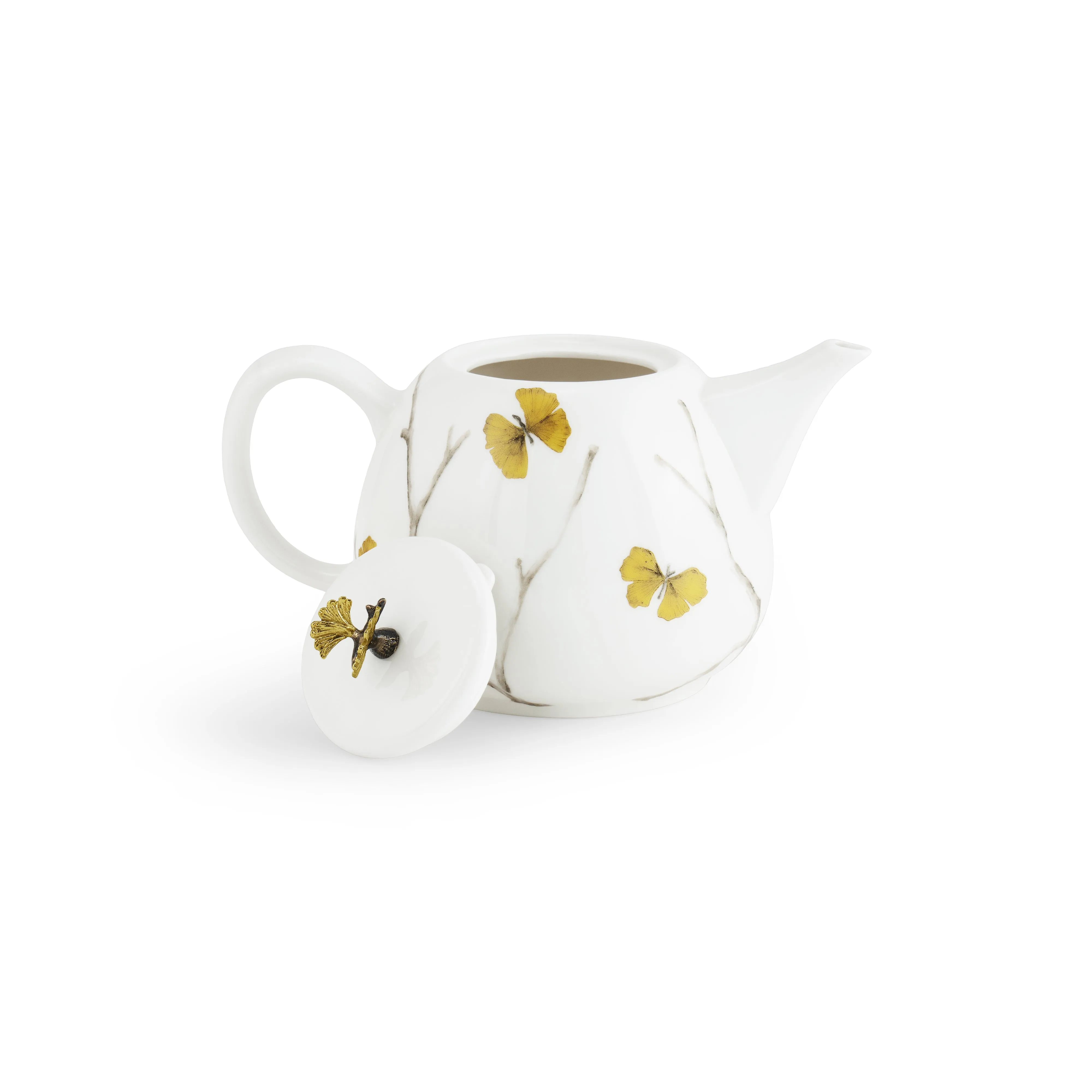 Butterfly Ginkgo Porcelain Tea Set