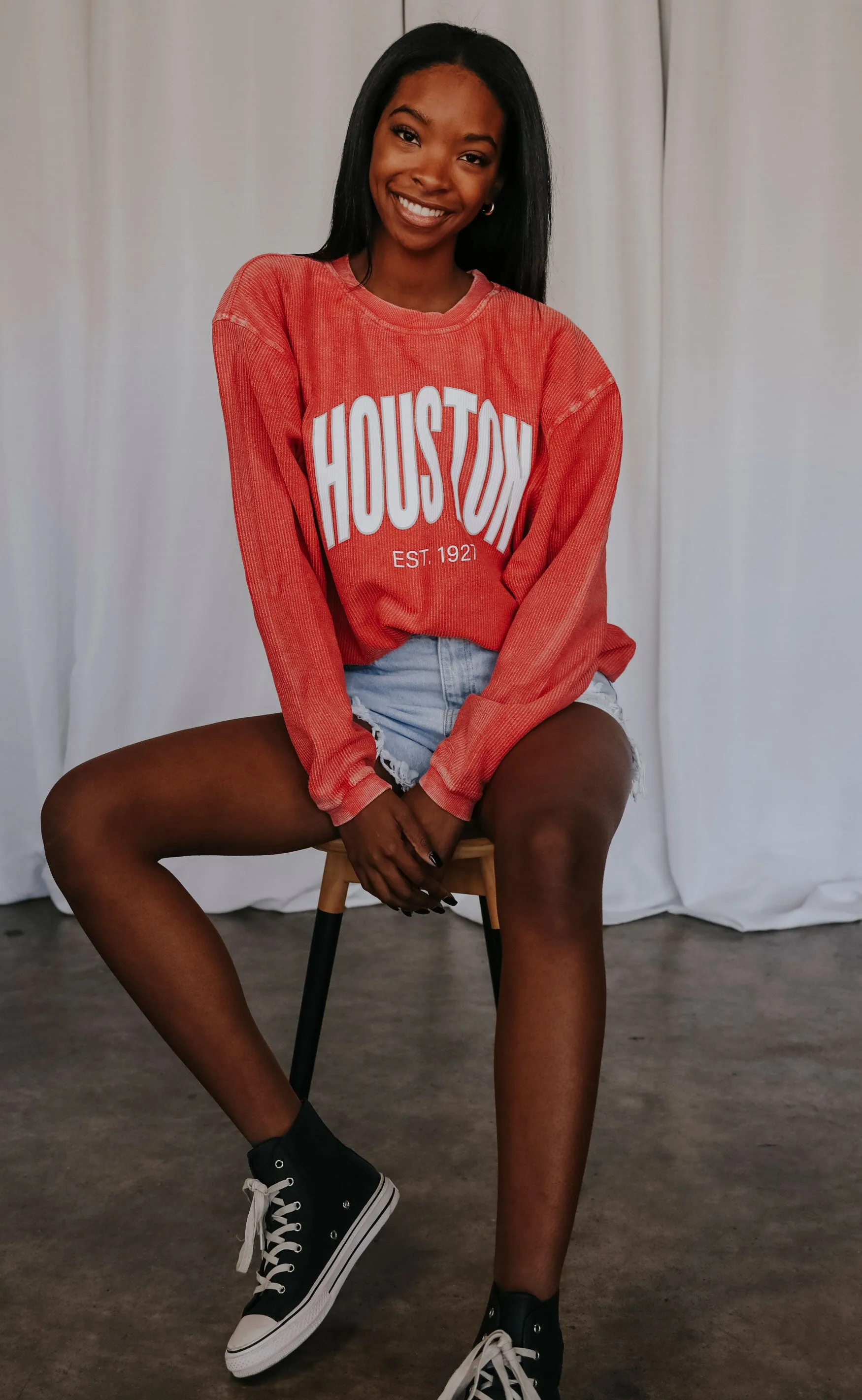 charlie southern: houston corded sweatshirt