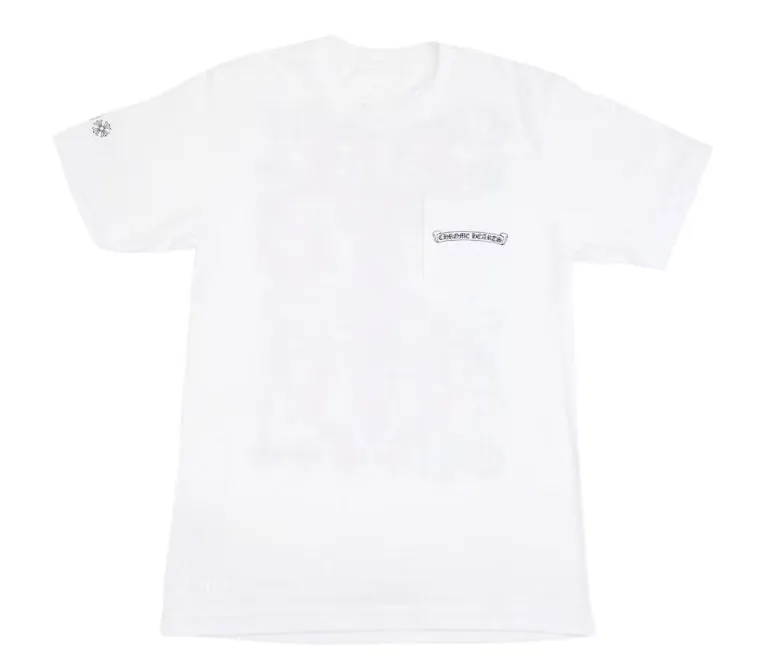 CHROME HEARTS EYE CHART DAGGER T-SHIRT WHITE