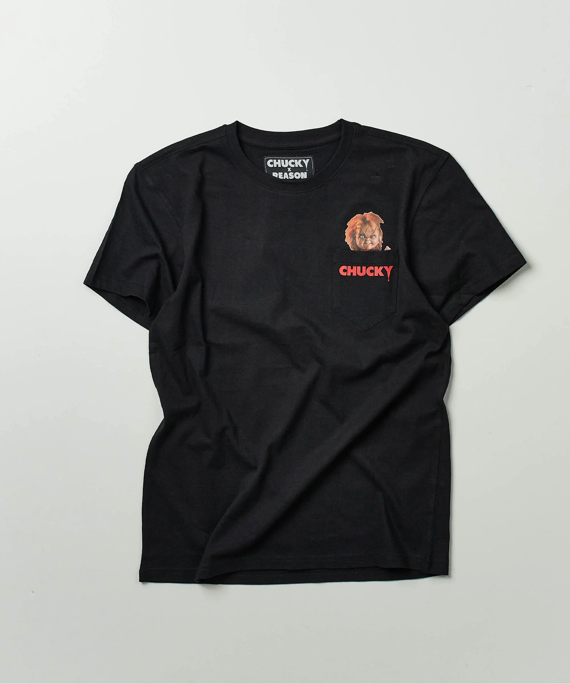 Chucky Pocket Short Sleeve Tee - Black