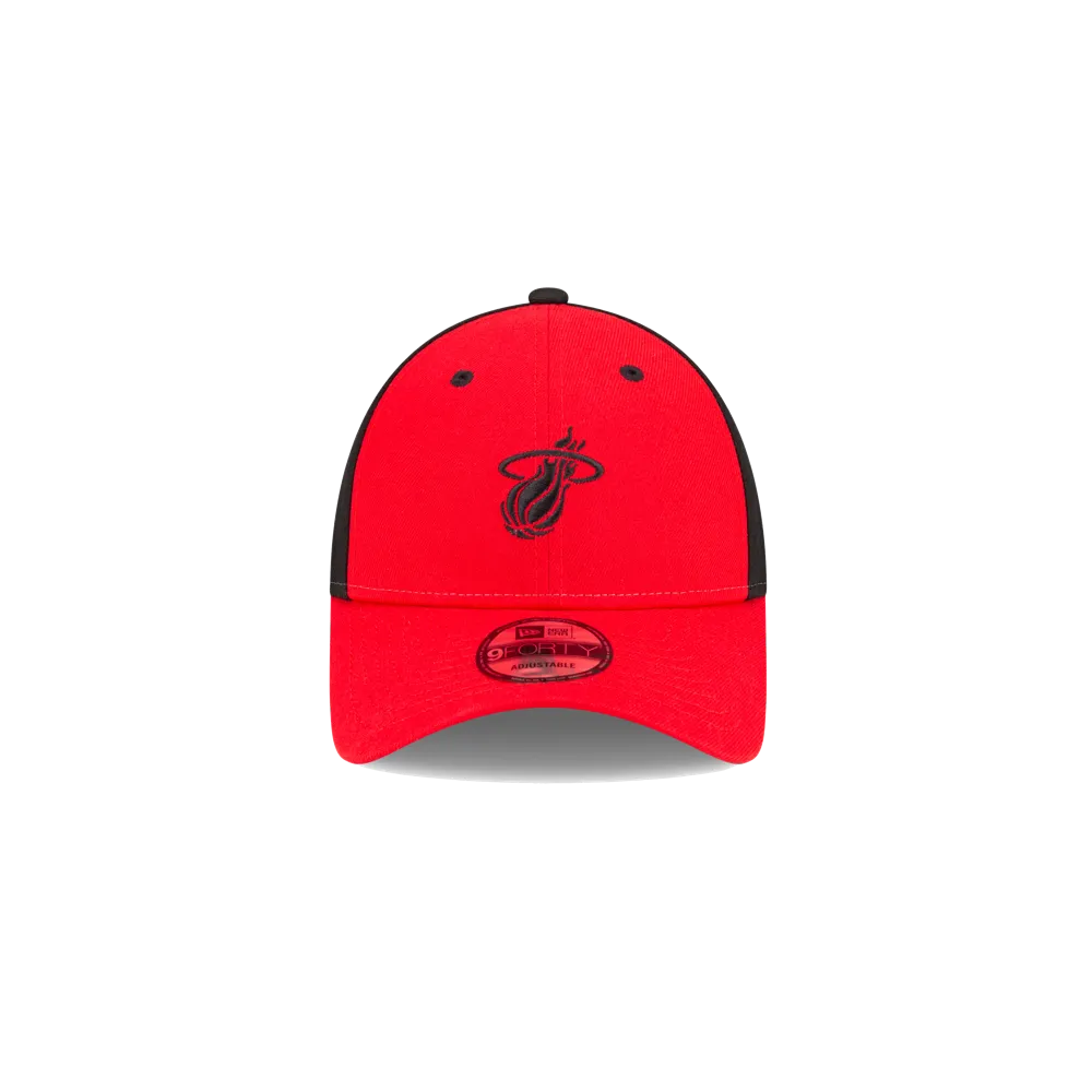 Court Culture HEAT Logo Red Colorblock Dad Hat