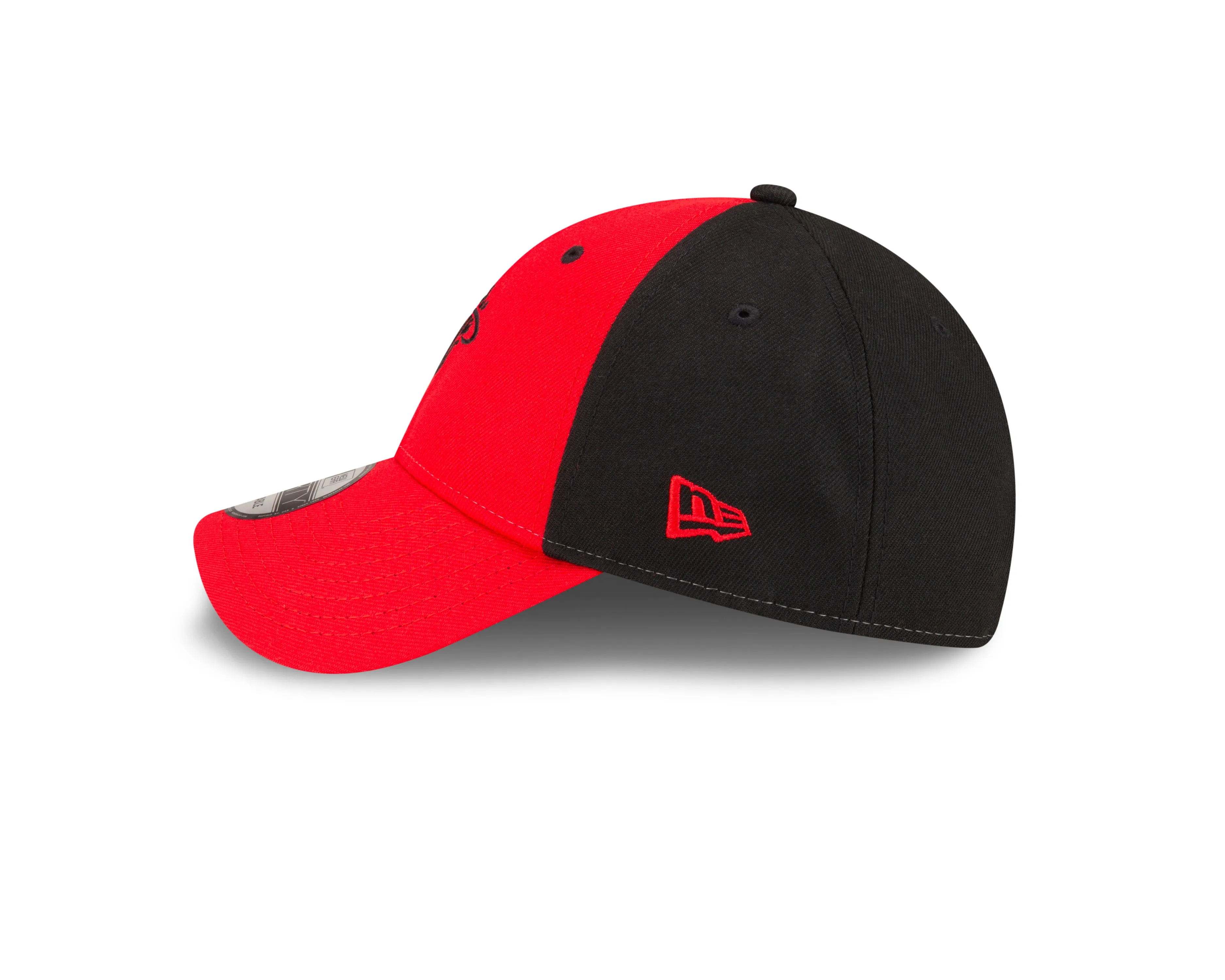 Court Culture HEAT Logo Red Colorblock Dad Hat