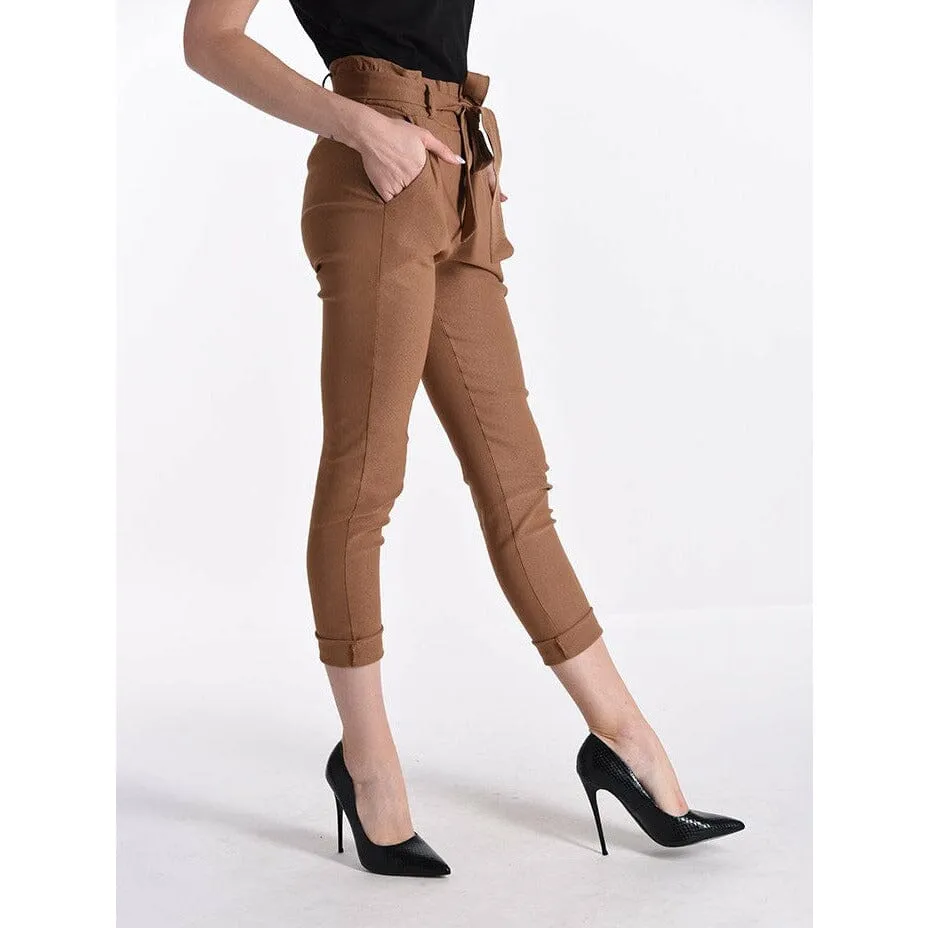 Damen Hosen mit Gürtel