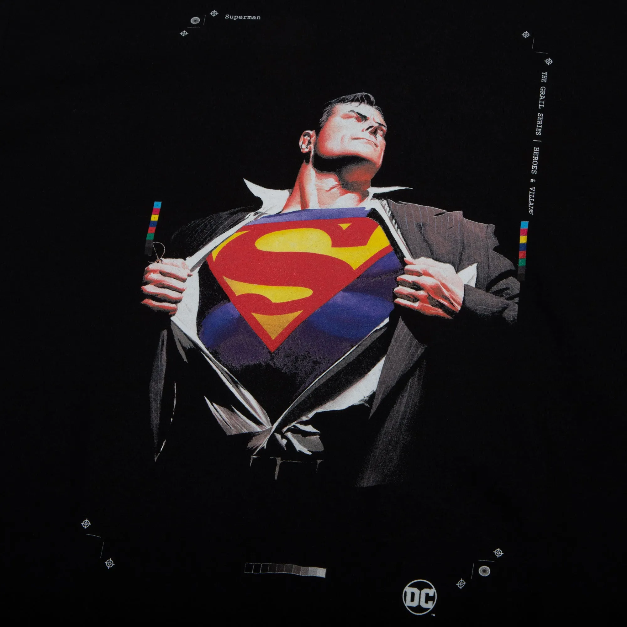 DC Comics Superman Black Tee