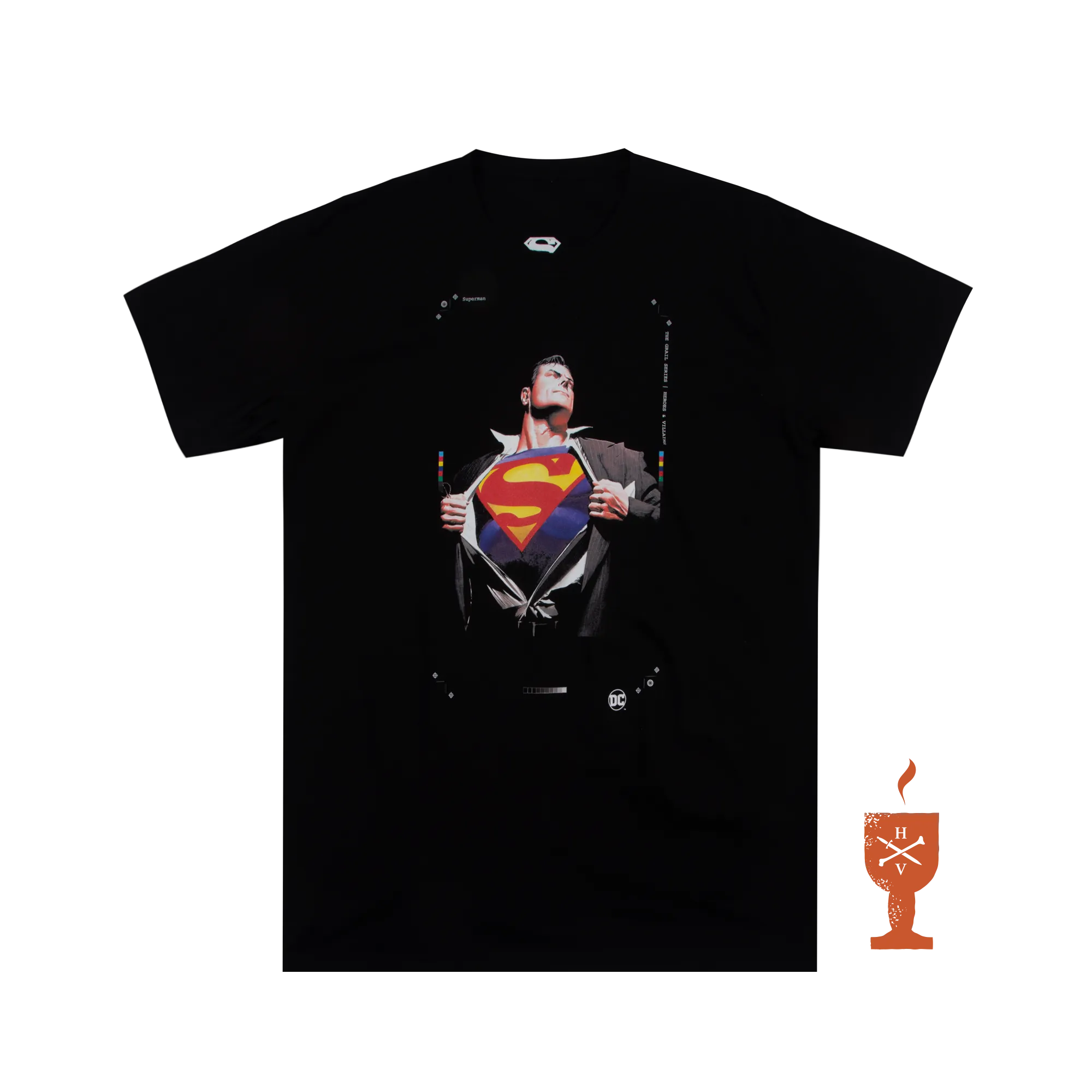 DC Comics Superman Black Tee