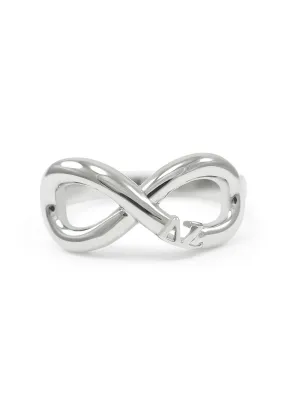 Delta Zeta Sterling Silver Infinity Ring