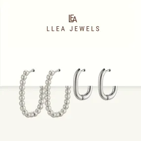 Dotted Rectangle Set 2 | Silver