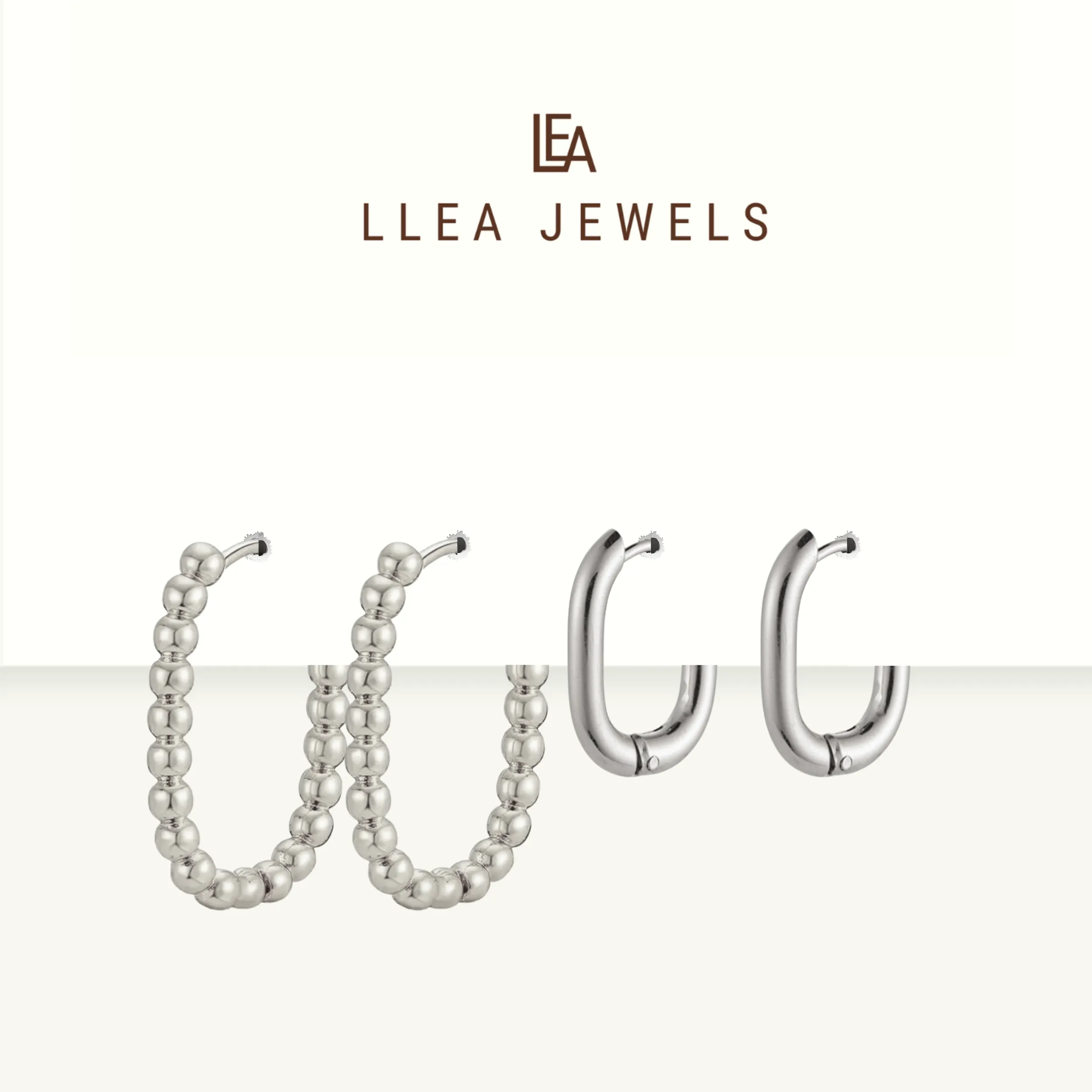 Dotted Rectangle Set 2 | Silver