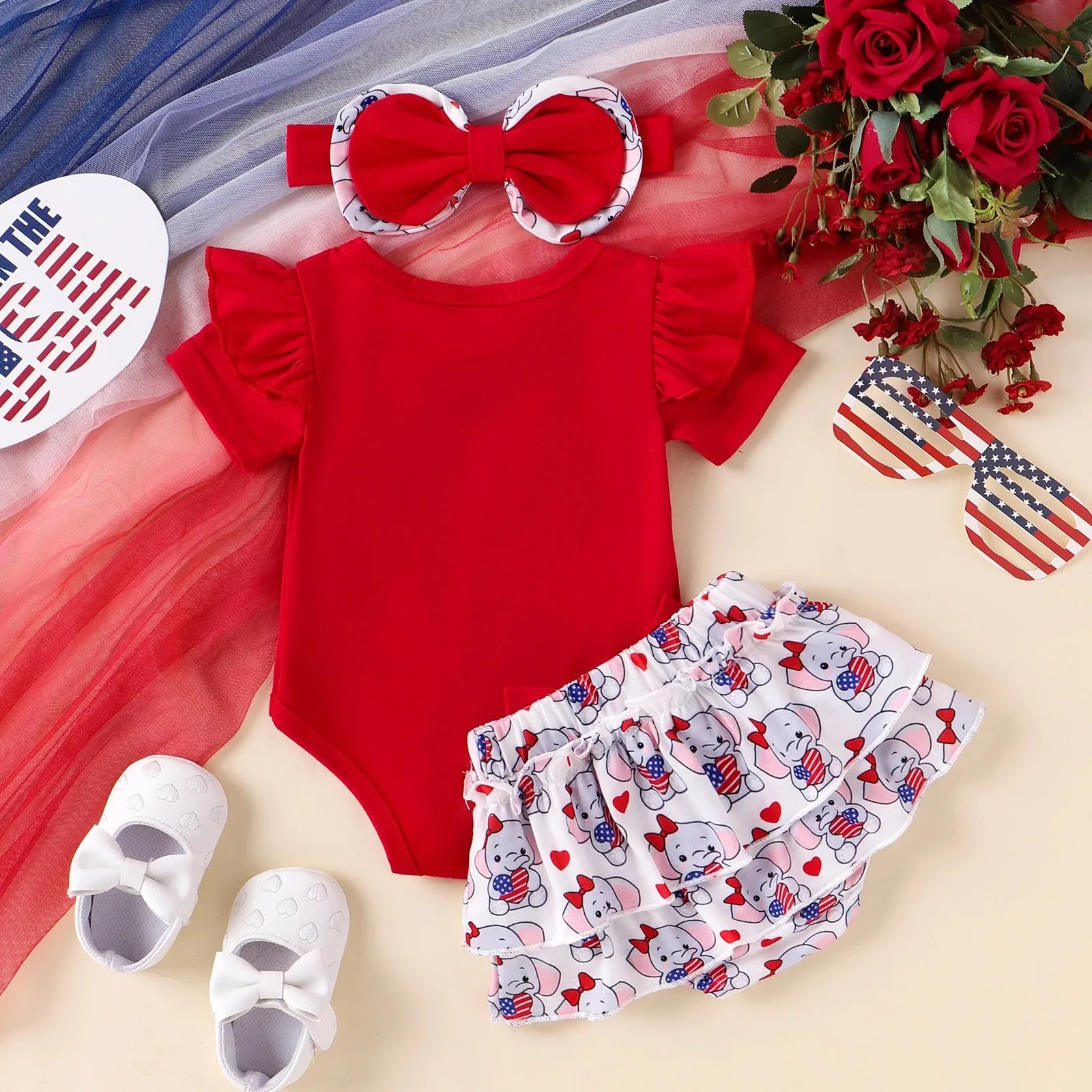 ELEPHANT USA Ruffle Outfit