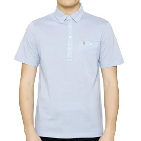 Farah Tennyson Short Sleeve Polo Shirt - Polar Blue