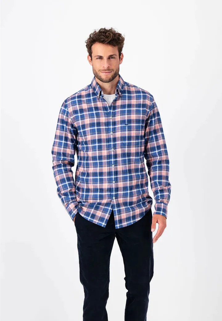 Fynch Hatton Long Sleeve Check Shirt