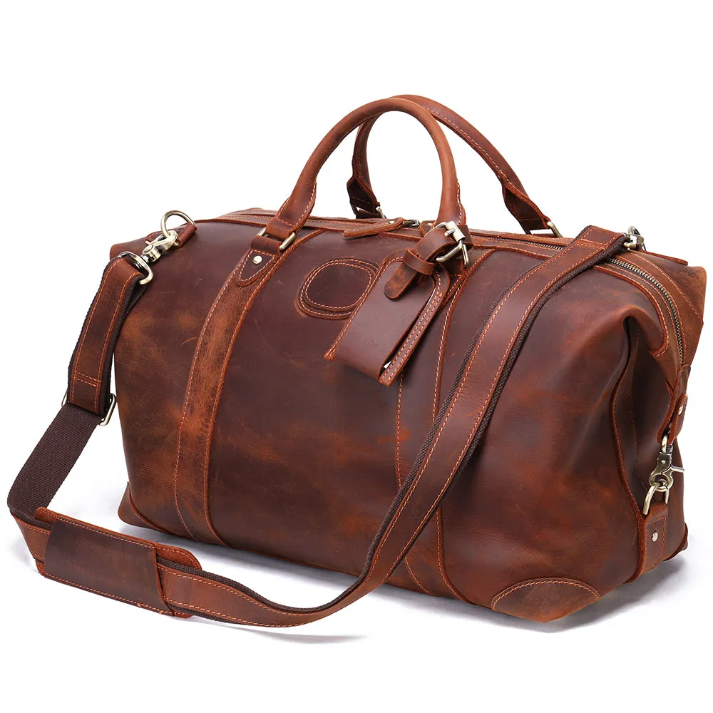 Handmade Large Travel Mens Weekender