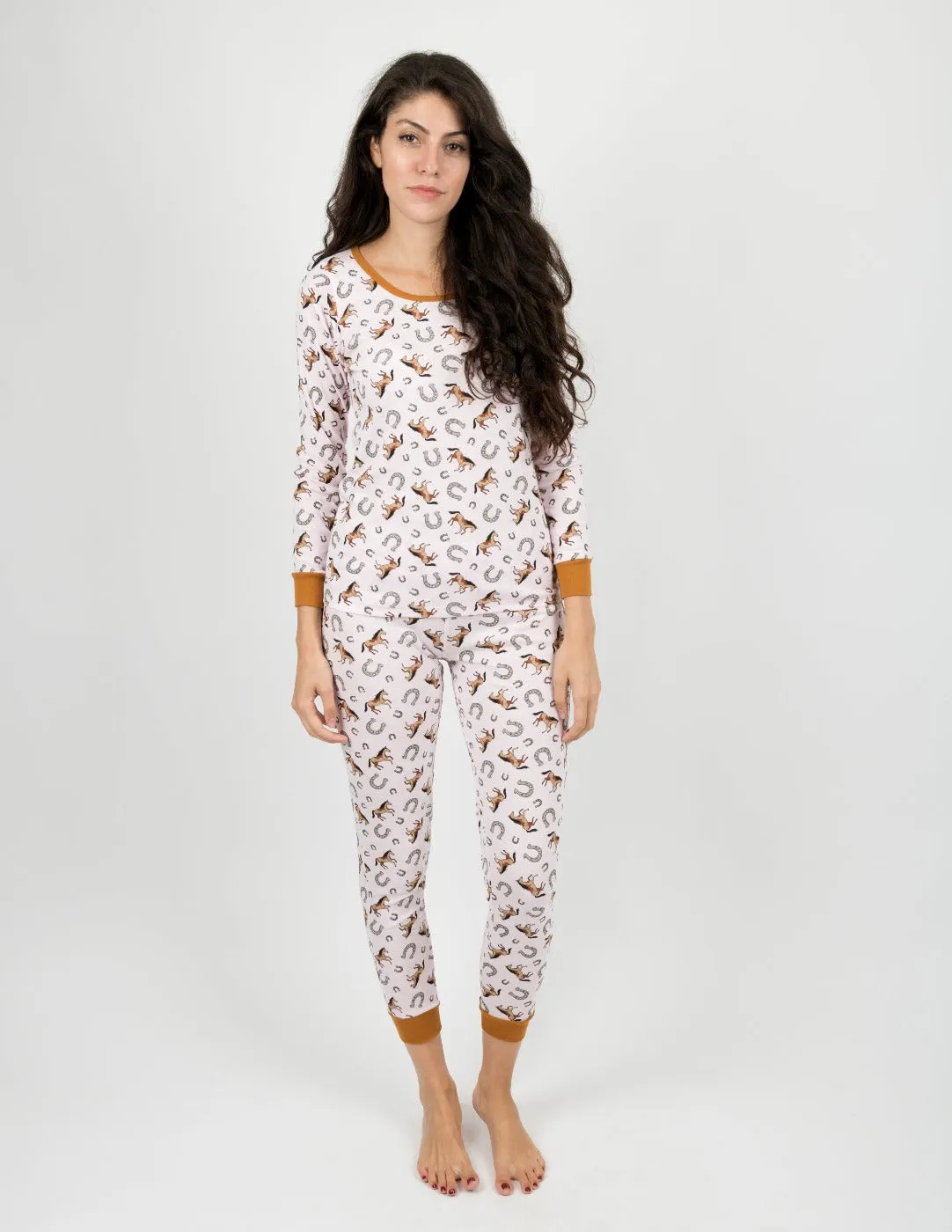 Horse Matching Family Pajama Set