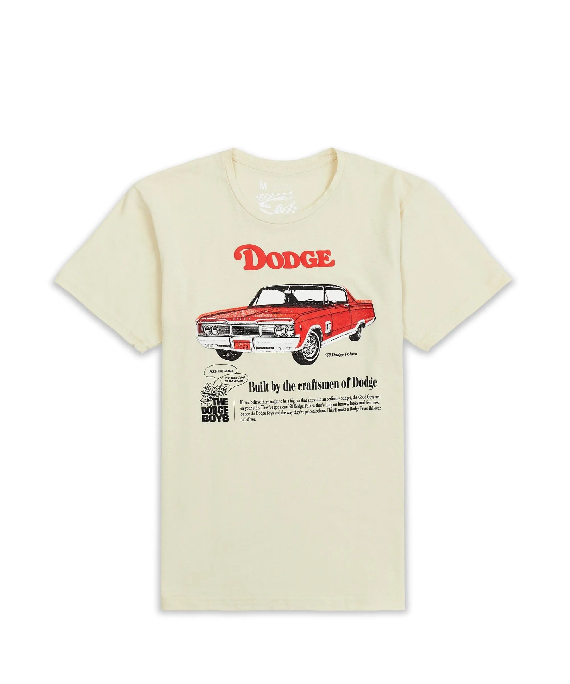 Kids Dodge Boys Short Sleeve Tee - Khaki