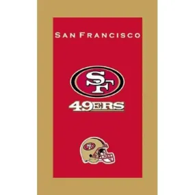 KR Strikeforce NFL on Fire Towel San Francisco 49ers