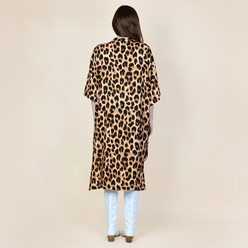 LEOPARD BIG SPOT KIMONO