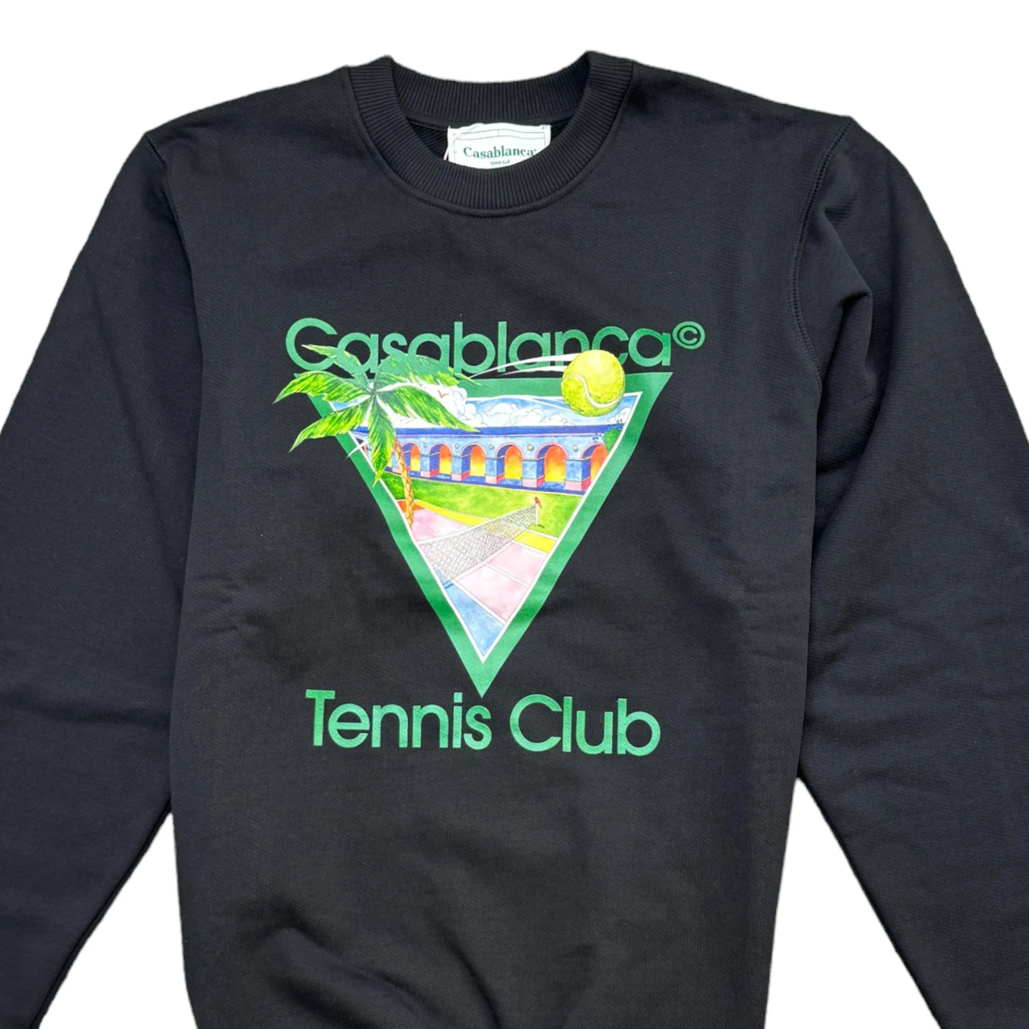 Men's Tennis Club Sweatshirt Black Size S