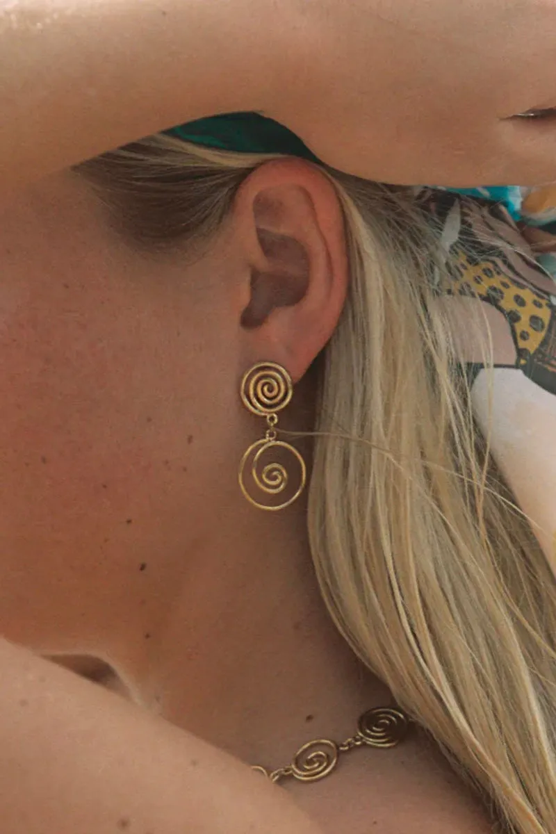 NAUTILUS EARRINGS MATCHING SHORT-18CT GOLD