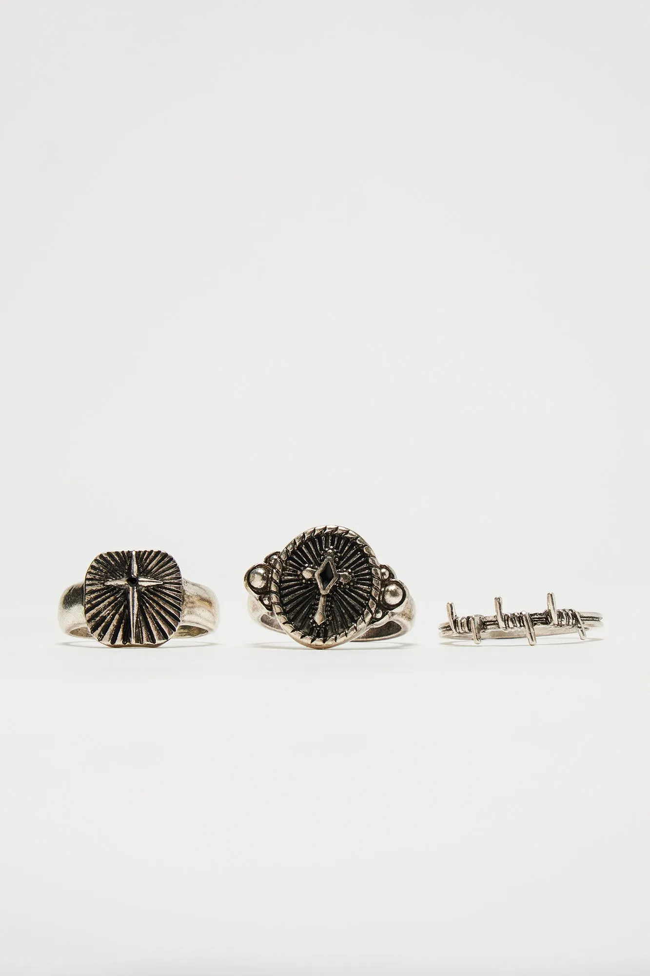 New Image Ring Set - Silver