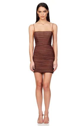 Nookie Mecca Mini Dress - Chocolate