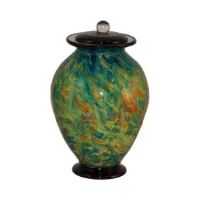 Nuvole Amato Handblown Glass Urn