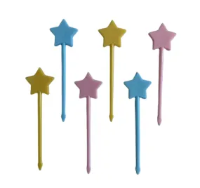 Pastel Stars Food Picks