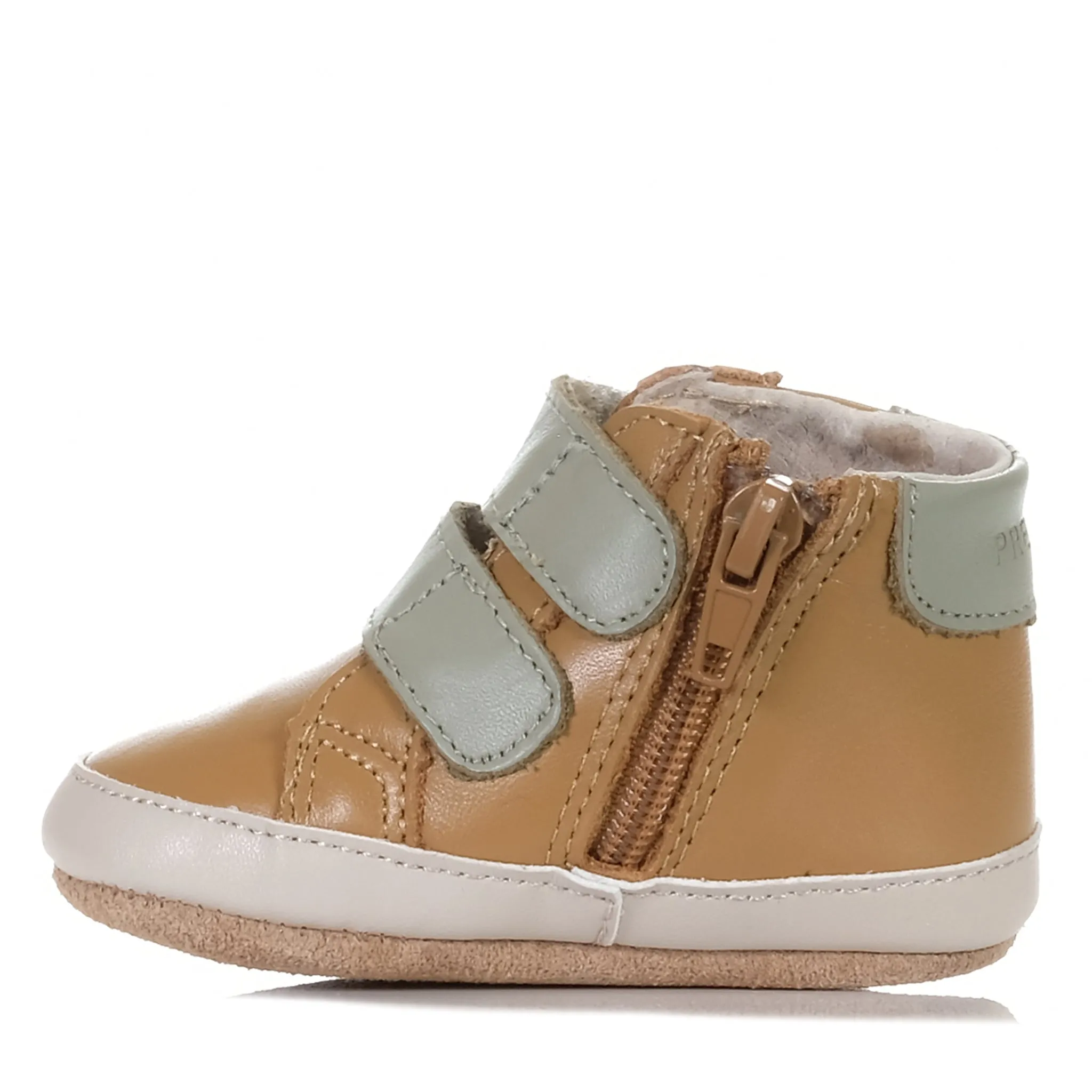 Pretty Brave Baby Hi-Top Tan/Sage