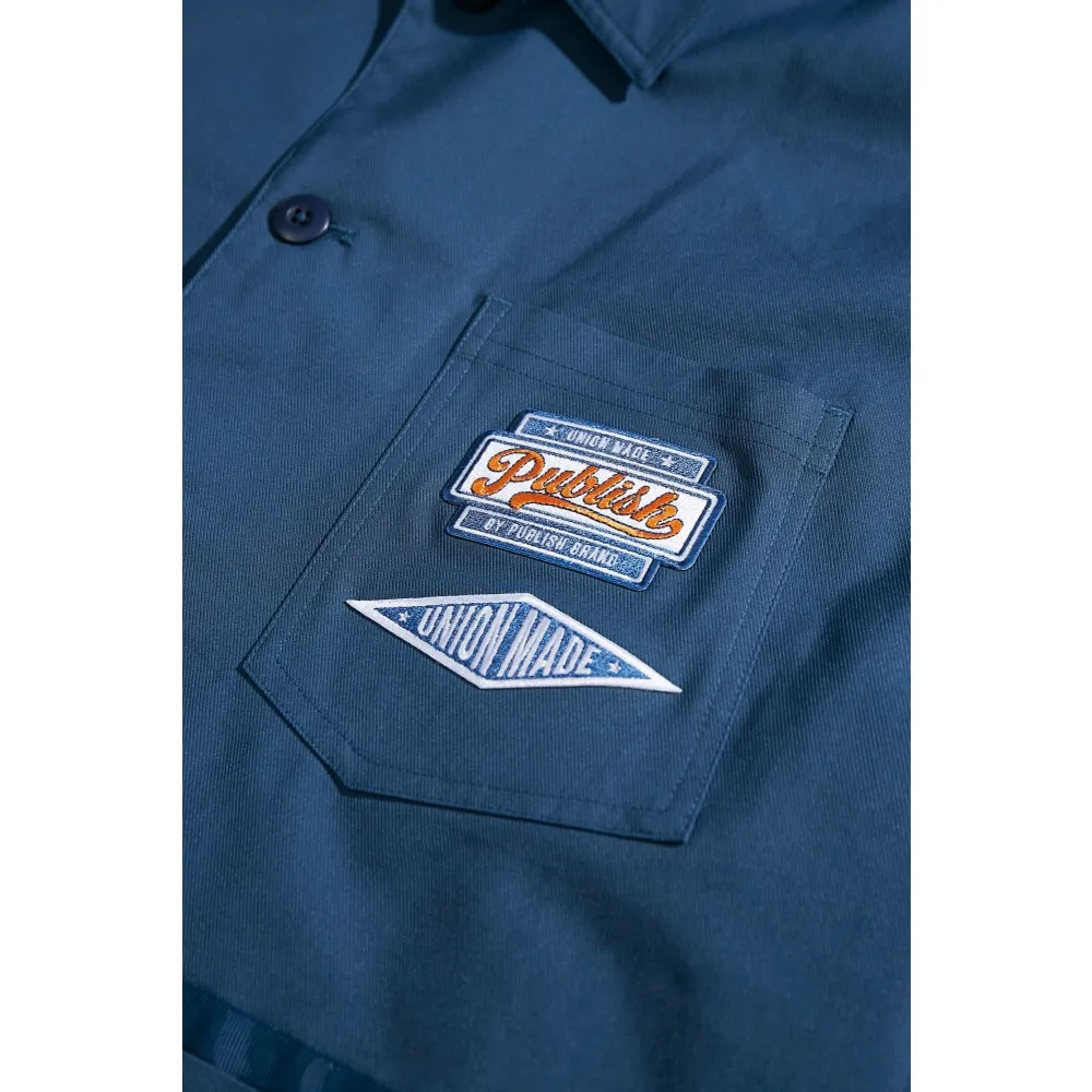 PUBLISH BADGE WORK SHIRT -BEIGE