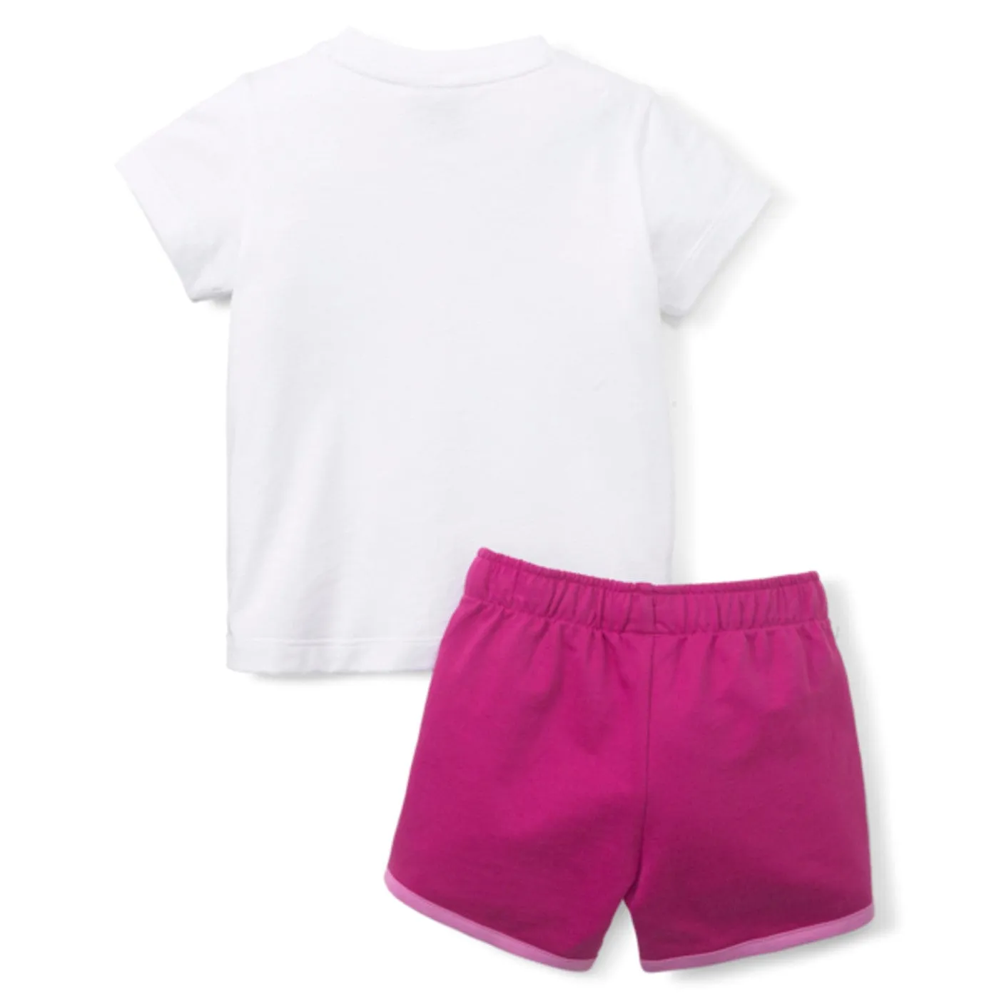 Puma complete girl's t-shirt and shorts Minicats Alpha Short Set 847321-02 white