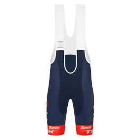 Santini Trek-Segafredo Fanline Bibshorts - Nautica Blue