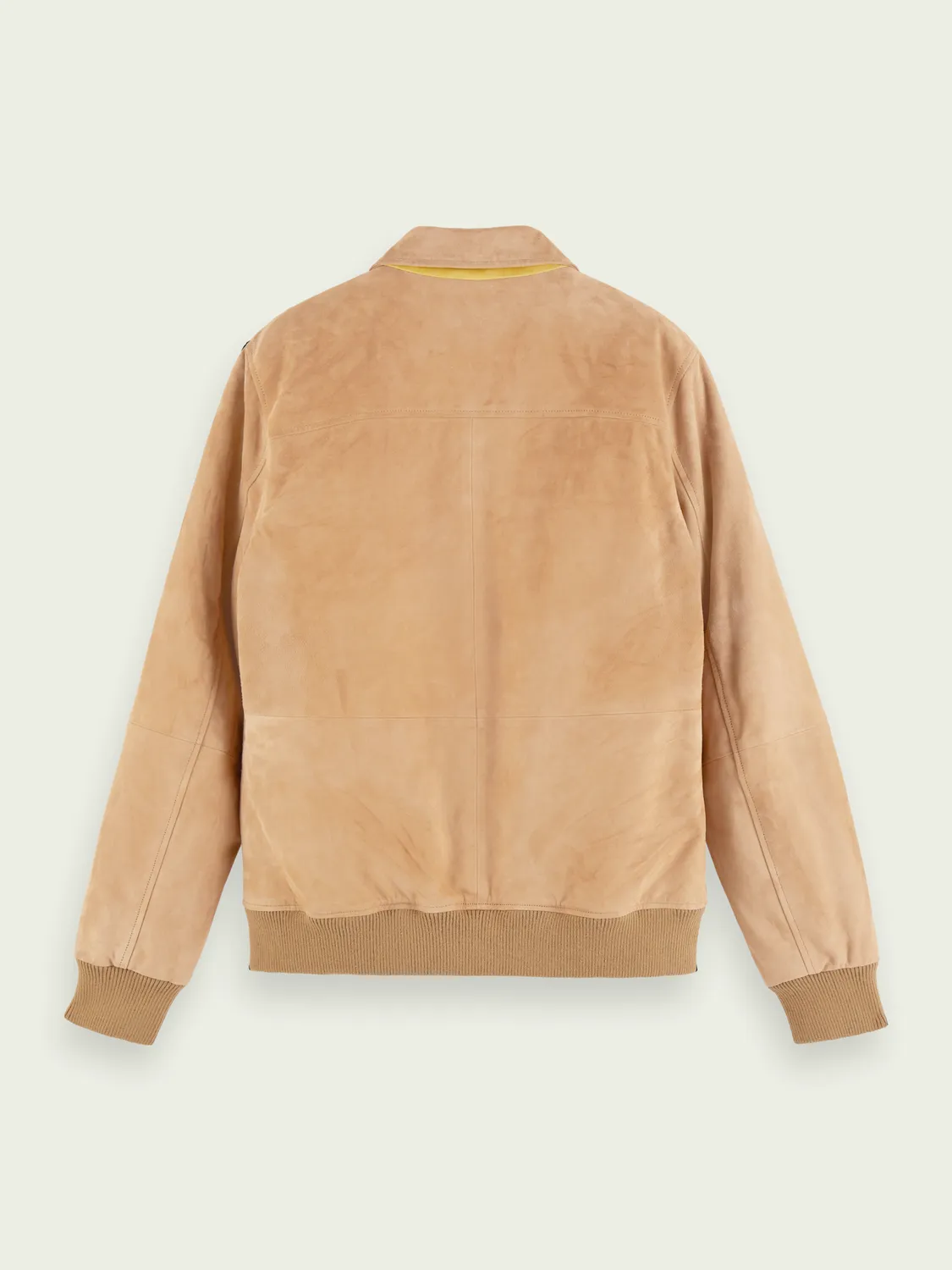 Scotch & Soda-Pure Suede Bomber Jacket