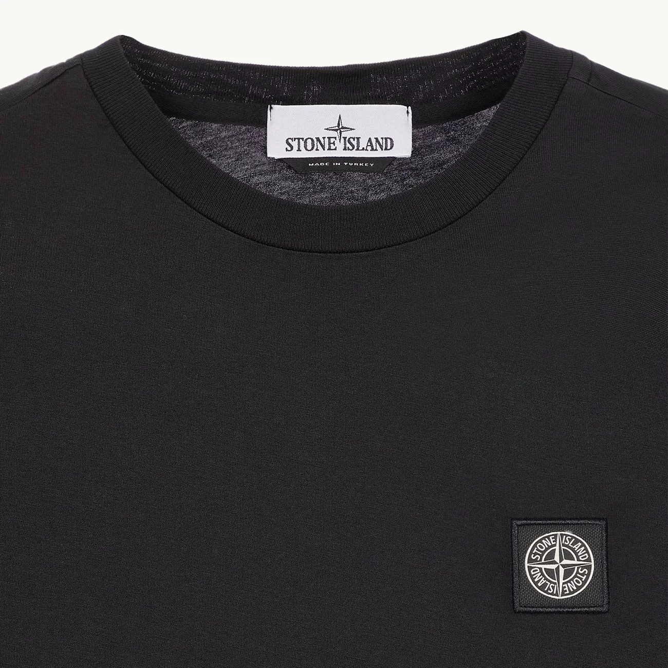 T-Shirt SS Compass Patch - Black 2978