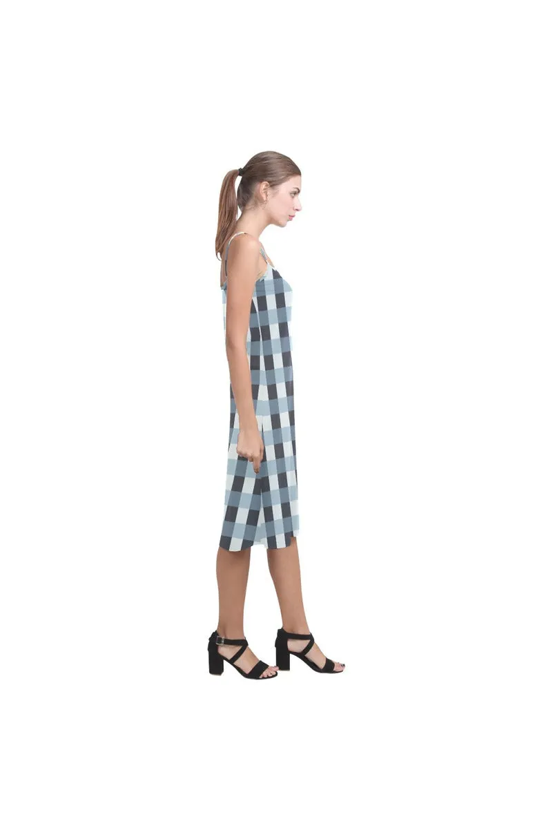 Tartan Turquoise Alcestis Slip Dress