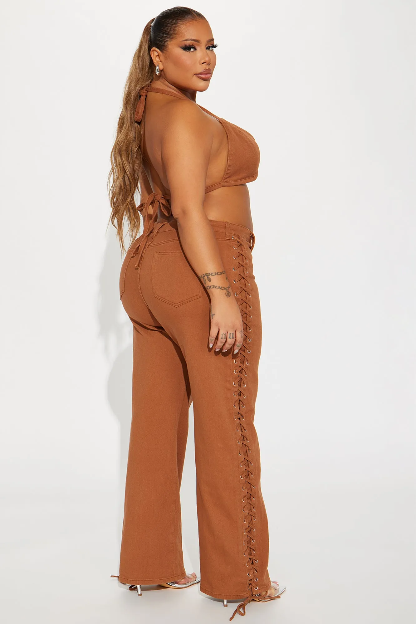 True Chemistry Pant Set - Brown