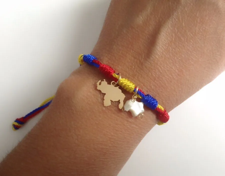 Venezuela Map Bracelet Pulseras Bandera de Venezuela